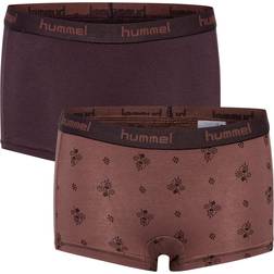 Hummel Carolina Hipsters 2-pack - Raisin (214187-8301)