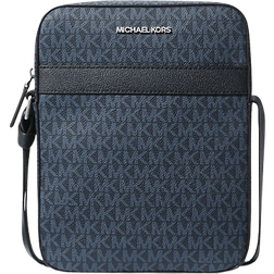 Michael Kors Cooper Signature Logo Flight Bag - Admrl/PlBlue