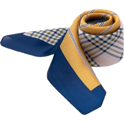 Fahlén Of Sweden Scarf - Blue/White/Yellow