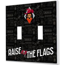 Keyscaper Tampa Bay Buccaneers 2024 Illustrated Limited Edition Double Toggle Light Switch Plate