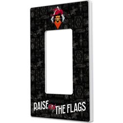 Keyscaper Fanatics, Tampa Bay Buccaneers 2024 Illustrated Limited Edition Single Rocker Light Switch Plate