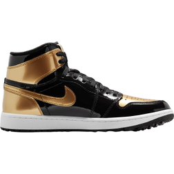 Nike Air Jordan I High G M - Black/White/Metallic Gold