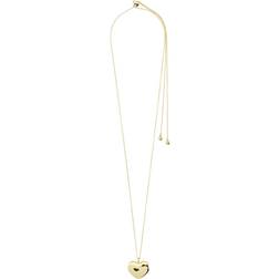 Pilgrim Sophia Heart Necklace - Gold