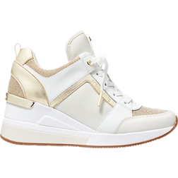 Michael Kors Georgie Leather and Goud Trainer - Gold