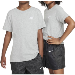 Nike Big Kid's Sportswear T-shirt - Dark Grey Heather (FZ5177-063)