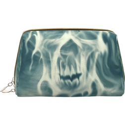 Gaeub Scary Moon & Clouds Cosmetic Bag - White