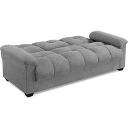 Latitude Run Laymantown Grey Sofa 218cm 3 Seater