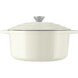 Nordwik Cast Iron Creme med lock 5 L 26 cm