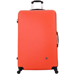 InUSA Royal Lightweight Hardside Large Checked Spinner Suitcase 81cm