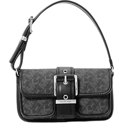 Michael Kors Colby Extra Small Empire Signature Logo Shoulder Bag - Black