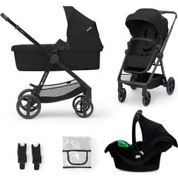 Kinderkraft Kinderwagen Newly 3 in 1 Pro Classic Black