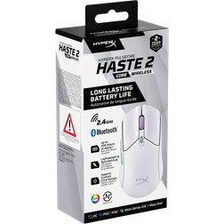 HyperX Pulsefire Haste 2 Core Wireless White