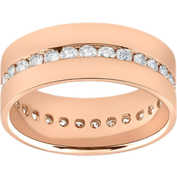 Pompeii3 Eternity Ring - Rose Gold/Diamonds