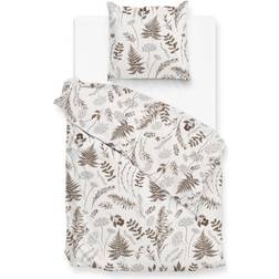 Zo Home Flannel Autunno Natural Leaves Autumn Duvet Cover Brown (220x155cm)