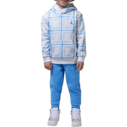 Nike Toddler Jordan Brooklyn Essentials Holiday Pullover Hoodie Set - Legend Blue (HQ7730-469)