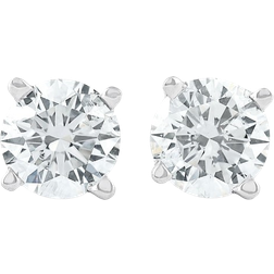 Pompeii3 Stud Earrings - White Gold/Diamonds