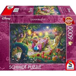 Schmidt Spiele Thomas Kinkade Disney Alice i Eventyrland 6000 brikker