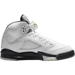 Nike Air Jordan 5 Retro GS - White/Sail/Metallic Silver/Black