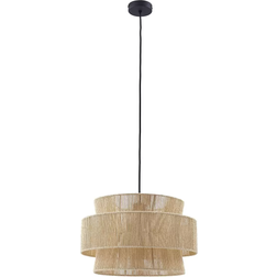 Lindby Anuva Natural/Beige Pendant Lamp 45cm