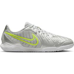 Nike Tiempo Legend 10 Academy Indoor Court Low-Top M - Metallic Silver/Volt/White