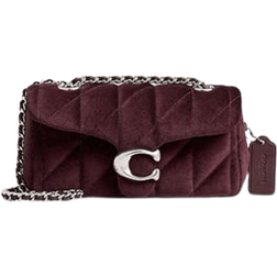 Coach Tabby Shoulder Bag 20 With Quilting - Non Leather/Silver/Merlot