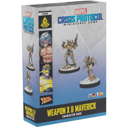 Atomic Mass Games Marvel Crisis Protocol Weapon X & Maverick