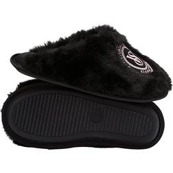 Victoria's Secret Closed-Toe Faux Fur Slippers - Black