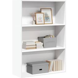 vidaXL 857931 White Book Shelf 114cm