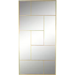 Home ESPRIT 90x2x180cm Golden Väggspegel 90x180cm