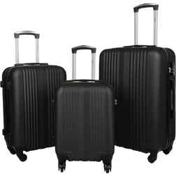 Groundlevel Stripe Luggage - Set of 3