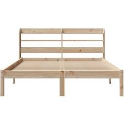 vidaXL Solid Sengeramme 130x208cm