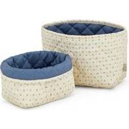 Cam Cam Copenhagen Quilted Storage Basket Capri 2-pack