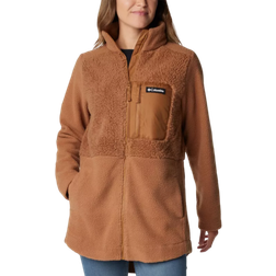 Columbia Women's Lodge Sherpa Full Zip Fleece - Camel Brown