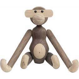 Kay Bojesen Monkey Small Oak/Smoked Oak Figurine 7.9"