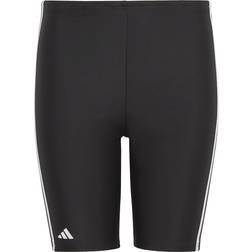 adidas Junior Classic 3-Stripes Swim Jammers - Black/White (HR7479)