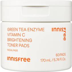 Innisfree Green Tea Enzyme Vitamin C Brightening Toner Pads 5.74 oz 5.7fl oz