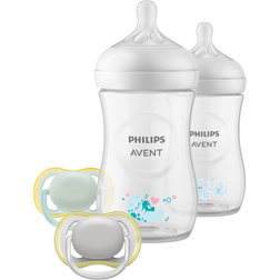 Philips Avent Coffret Natural Response 2 Biberons Décors Blanc