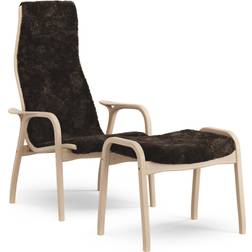 Swedese Lamino & Footstool Espresso Armchair 101cm