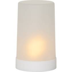 Star Trading LED Blockljus Flame Candle 14.5 cm Vit LED-ljus