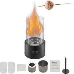 VEVOR Tabletop Fire Pit 6 Inch Metal Fireplace