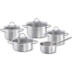 Fissler Palermo Rostfritt Stål Grytset 5 Delar Set med lock