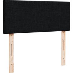 vidaXL Ramsäng Med Madrass Svart 120x190 cm Kontinentalsäng