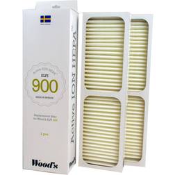 Wood's Active Ion HEPA Filter 900 Series 2-pack