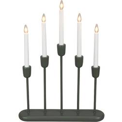 Konstsmide 5 LED Green Adventslysestage 38cm