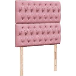 vidaXL Ramsäng Med Madrass Rosa 90x200 cm Kontinentalsäng