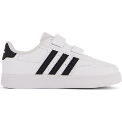 adidas Infant Breaknet Lifestyle Court Two-Strap Hook-and-Loop - Cloud White/Core Black/Core Black