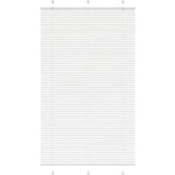 vidaXL Plisségardin Hvid 115x200 cm Polyester
