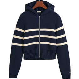 Gant Teen Breton Striped Sweater - Evening Blue (684048-433)