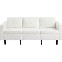 Yaheetech U004834801 Ivory Sofa 188.5cm 3 Seater