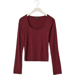 Gina Tricot Soft Touch Jersey Top - High Red